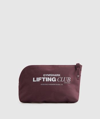 Gymshark Social Club Cosmetic Accessories Torbe Roze Smeđe | HR 2170SGL